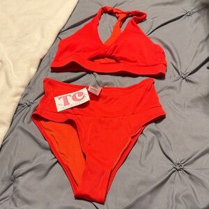 TC Women's Red Bikini Set